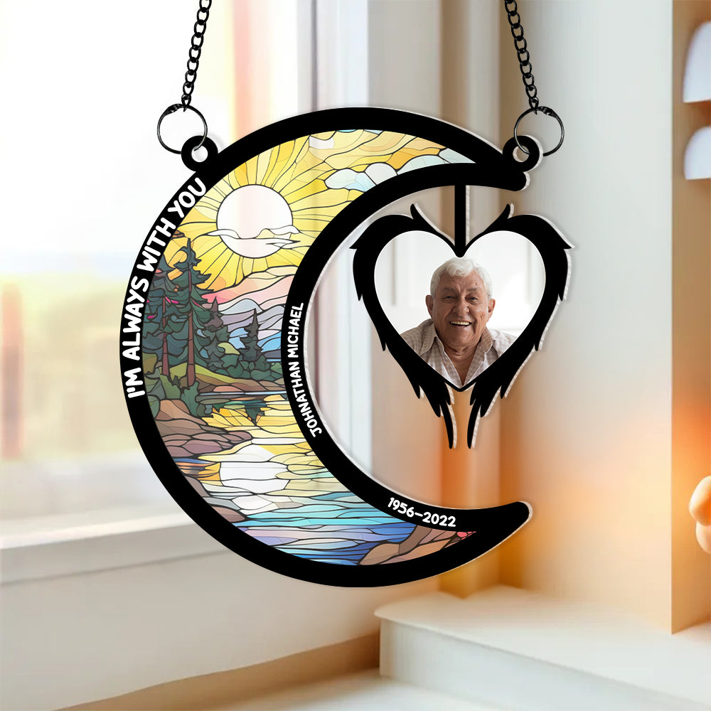 Custom Photo Gifts For Family Suncatcher Window Hanging Ornament 02KAMH120624 - Ornament - GoDuckee