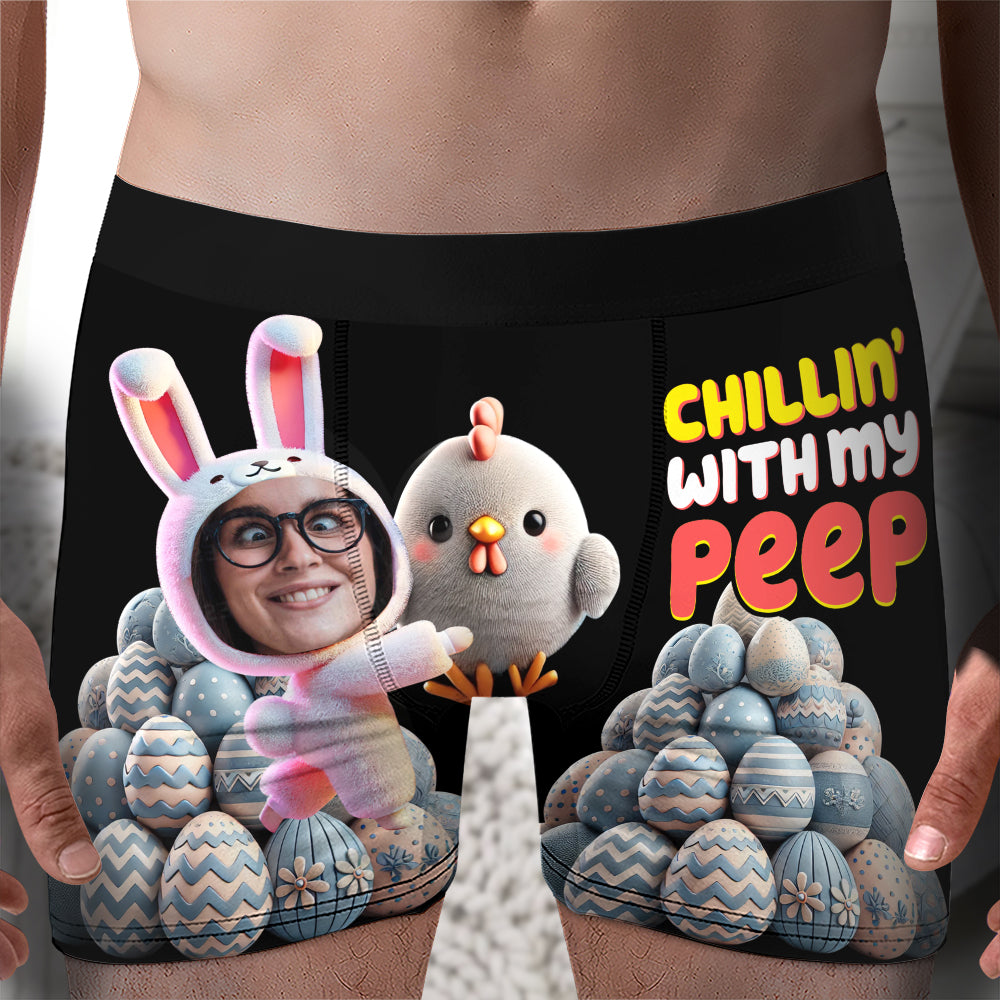 Custom Photo Gifts For Him Men's Boxer - Easter Edition 03TGQN210125 - Boxer Briefs - GoDuckee