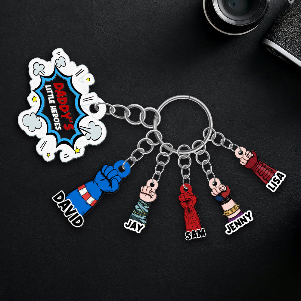 Personalized Gifts For Dad Keychain 021KAMH290324HA Father's Day - Keychains - GoDuckee