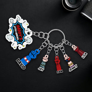 Personalized Gifts For Dad Keychain 021KAMH290324HA Father's Day - Keychains - GoDuckee