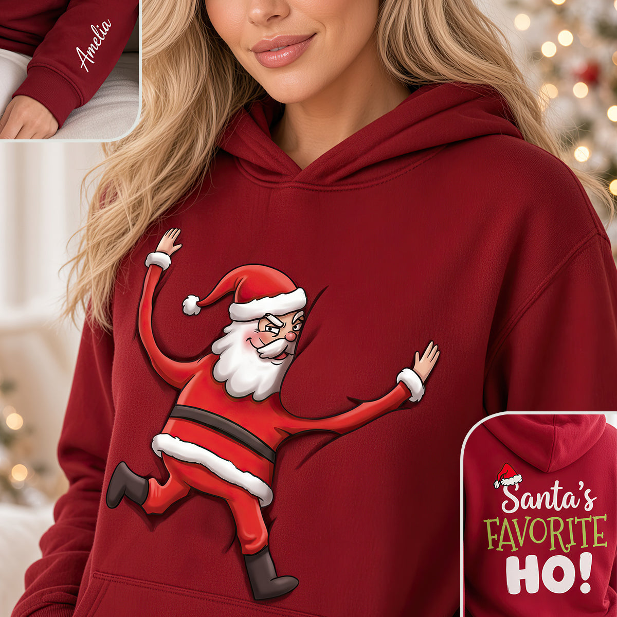 Funny Santa 3D Shirt - Personalized Gifts For Christmas 04hudt081026 - AOP Products - GoDuckee