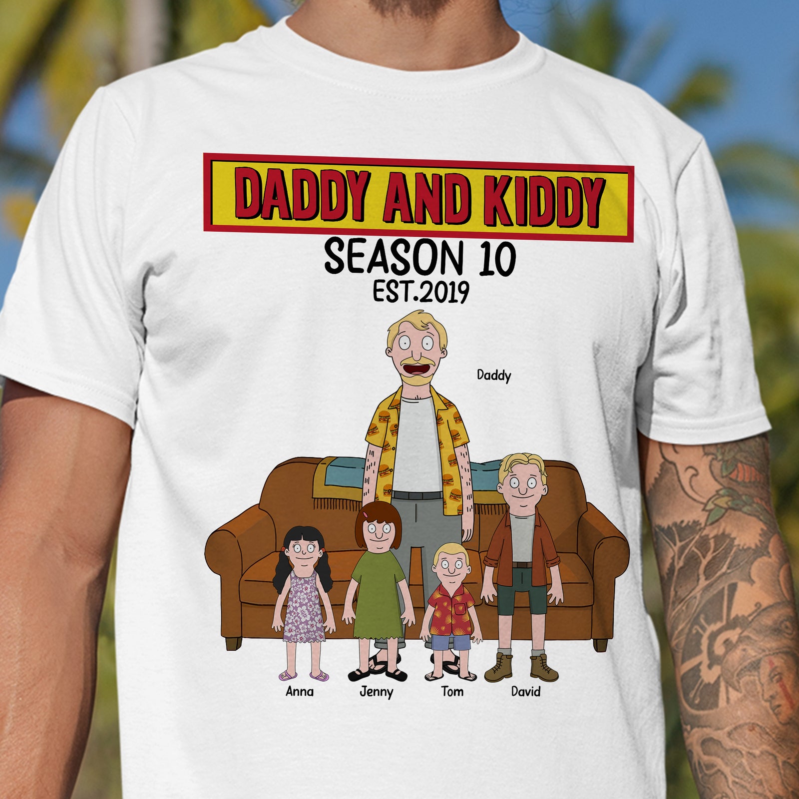 Personalized Gifts For Dad Shirt 04ohtn040425hg Daddy And Kiddy - Shirts - GoDuckee