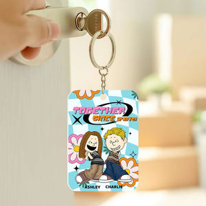 Personalized Gifts For Couple Keychain 01TODT070125HG