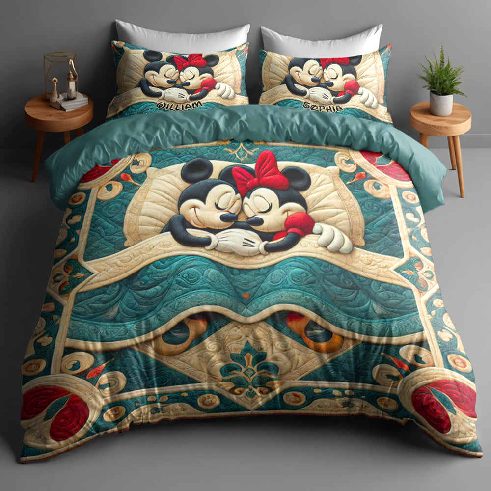 Personalized Gifts For Couple Quilt Bedding Set Special Line 05tgqn110125 - Blanket - GoDuckee