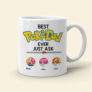 Best Dad Ever Just Ask Personalized Mug, Gift For Dad-4OHHN010623 - Coffee Mug - GoDuckee