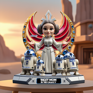 Personalized Gifts For Mom Acrylic Plaque, Best Mom In The Galaxy 03XQPU160425 - Shaped Plaques - GoDuckee