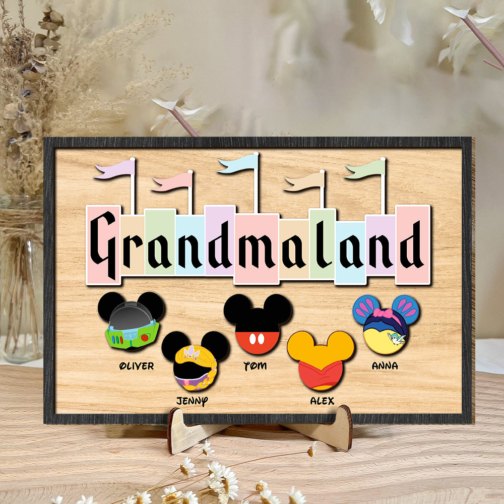Personalized Gifts For Grandma Wood Sign 032qhtn030424 - Wood Signs - GoDuckee