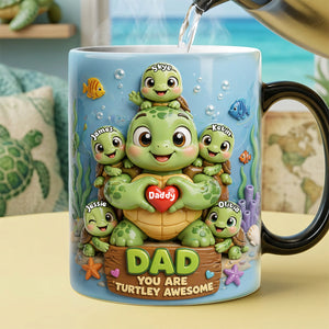 Awesome Dad Magic Coffee Mug - Personalized Gifts For Dad 04TOTA300426 - Coffee Mug - GoDuckee
