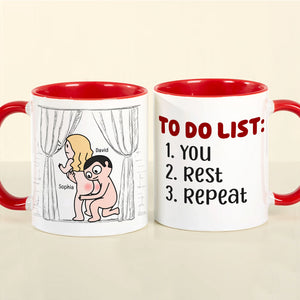 To Do List-Personalized Coffee Mug-Gift For Couples- Funny Couple Mug - Coffee Mug - GoDuckee