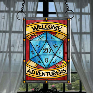 Gifts For Game Fans, Welcome Adventures Suncatcher Ornament 02NAMH040924 - Ornament - GoDuckee