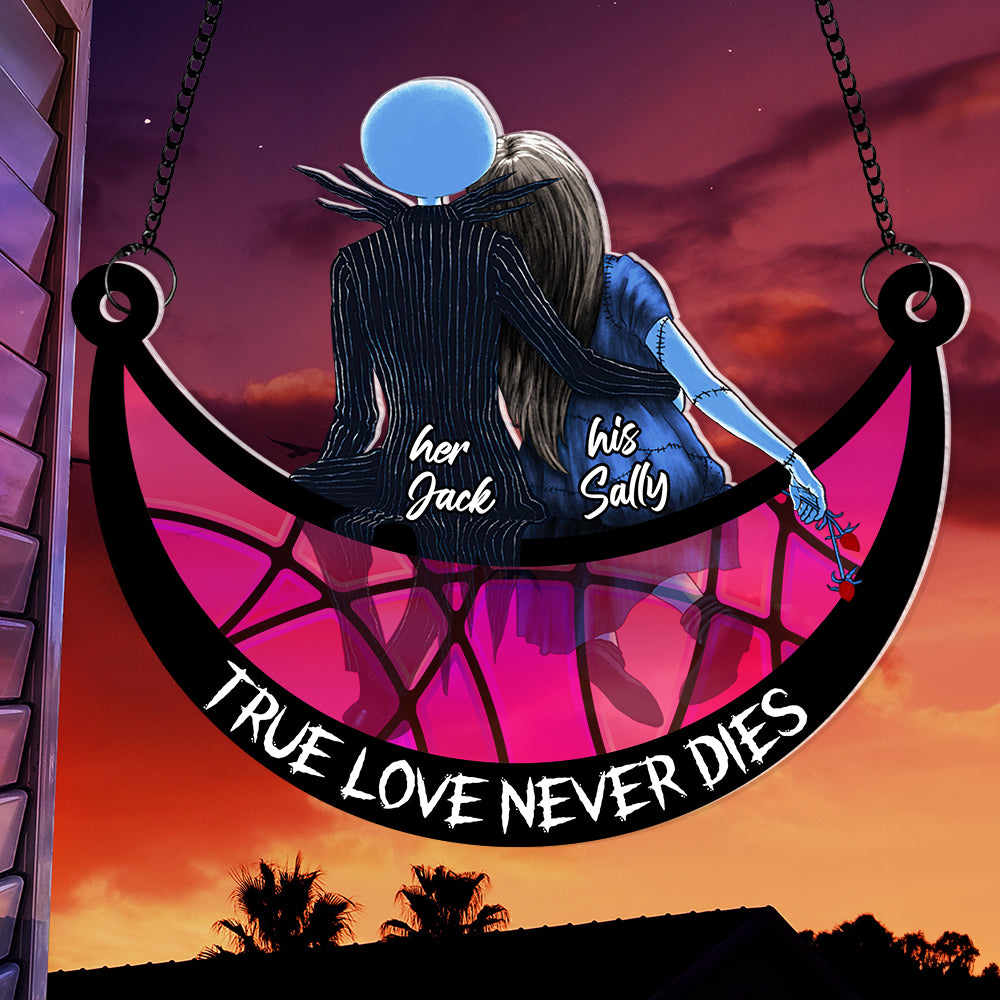 Personalized Gifts For Couple Suncatcher Ornament 03ACDT120724 - Ornament - GoDuckee