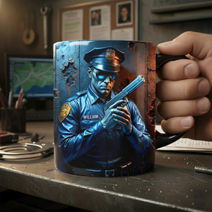 Serve With Pride Police Mug - Personalized Gift For Police 03TOLU081225 - Coffee Mug - GoDuckee