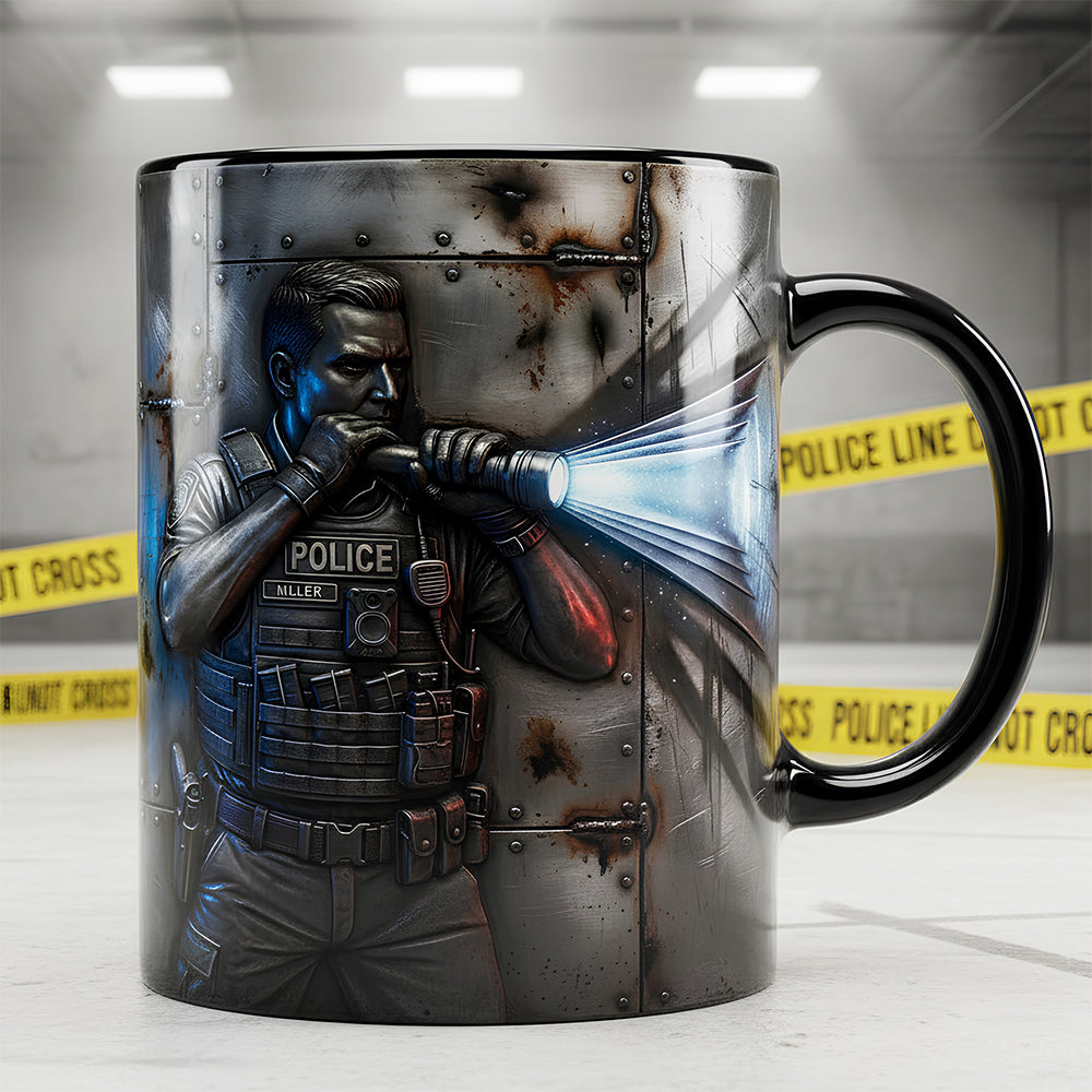 Police Tribute Mug Personalized Gifts For Police 05TODT041225 - Coffee Mug - GoDuckee
