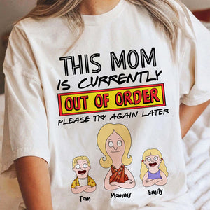Personalized Gifts For Mom Shirt This Mom Is Currently 01KADT010325HG - Shirts - GoDuckee
