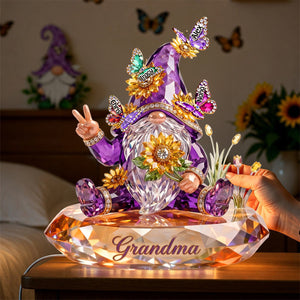 Gnome Mom Light Box Light Box - Personalized Mother's Day Gifts 03QHMG070326 - Light Box - GoDuckee