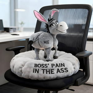 Fun Donkey Office Worker Pillow, Personalized Gifts For Coworker 03qhdt151125 - Pillow - GoDuckee