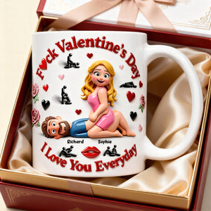 Couple Love You Everyday Coffee Mug - Personalized Gifts For Couple 05naqn311225 - Coffee Mug - GoDuckee