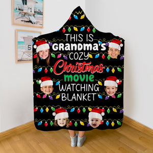 Custom Photo Gifts For Grandma Wearable Blanket Hoodie 01acqn031024 - Blanket - GoDuckee