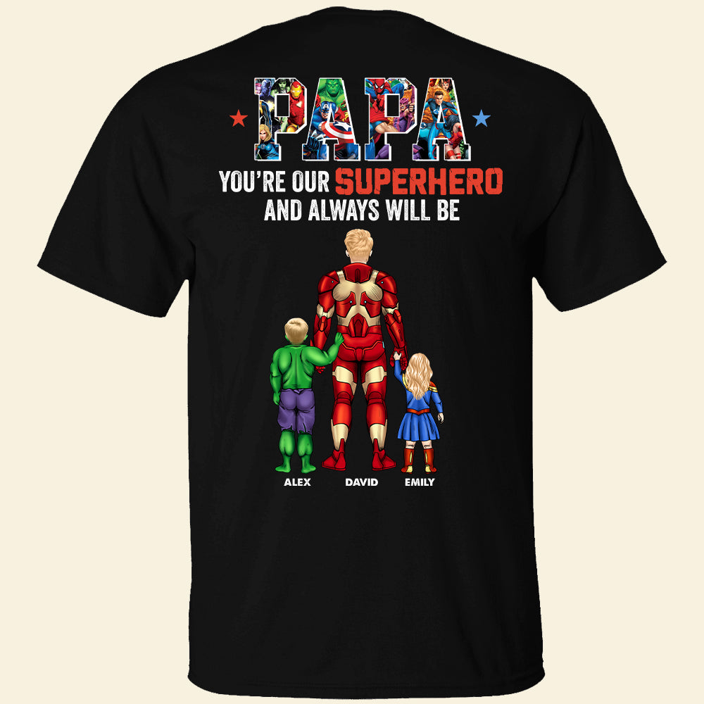 Gift For Father's Day Personalized Family Dad Papa Shirt 062NAHN040523TM - Shirts - GoDuckee
