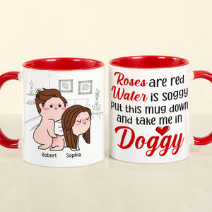 Put This Mug Down And Take Me In Doggy-Gift For Couple-Personalized Coffee Mug-Funny Couple - Coffee Mug - GoDuckee