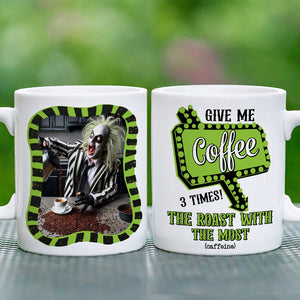 Personalized Gift For Horror Fans Coffee Addict Mug 03qhtn050924 - Coffee Mug - GoDuckee