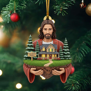 Blessed Family Christmas Ornament - Personalized Gift For Family 02TOLU130825 - Ornament - GoDuckee