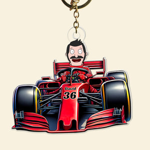 Personalized Gifts For Racers Keychain 05OHQN080225HG - Keychains - GoDuckee