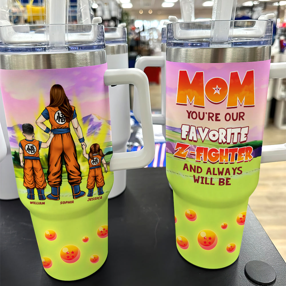 Personalized Gifts For Mom Tumbler Handle 06NADT280324HH Mother's Day - Tumbler Cups - GoDuckee