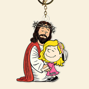 Personalized Gifts For Christians, Jesus Love 03qhqn040125hg - Keychains - GoDuckee