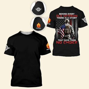 Personalized Gifts For Veteran Shirt 01ACQN030724 - 3D Shirts - GoDuckee