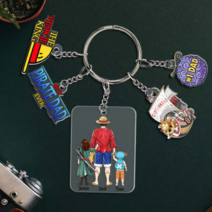 Personalized Gifts For Dad Keychain 04totn230524pa Father's Day - Keychains - GoDuckee