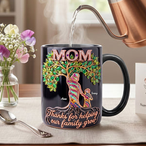 Mom Family Tree Magic Coffee Mug - Personalized Gifts For Mom 04HUTN150426 - Coffee Mug - GoDuckee