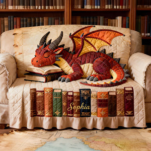 Fantasy Quilted Sofa Cover, Personalized Gifts 01NADT230126 - Sofa Cover - GoDuckee