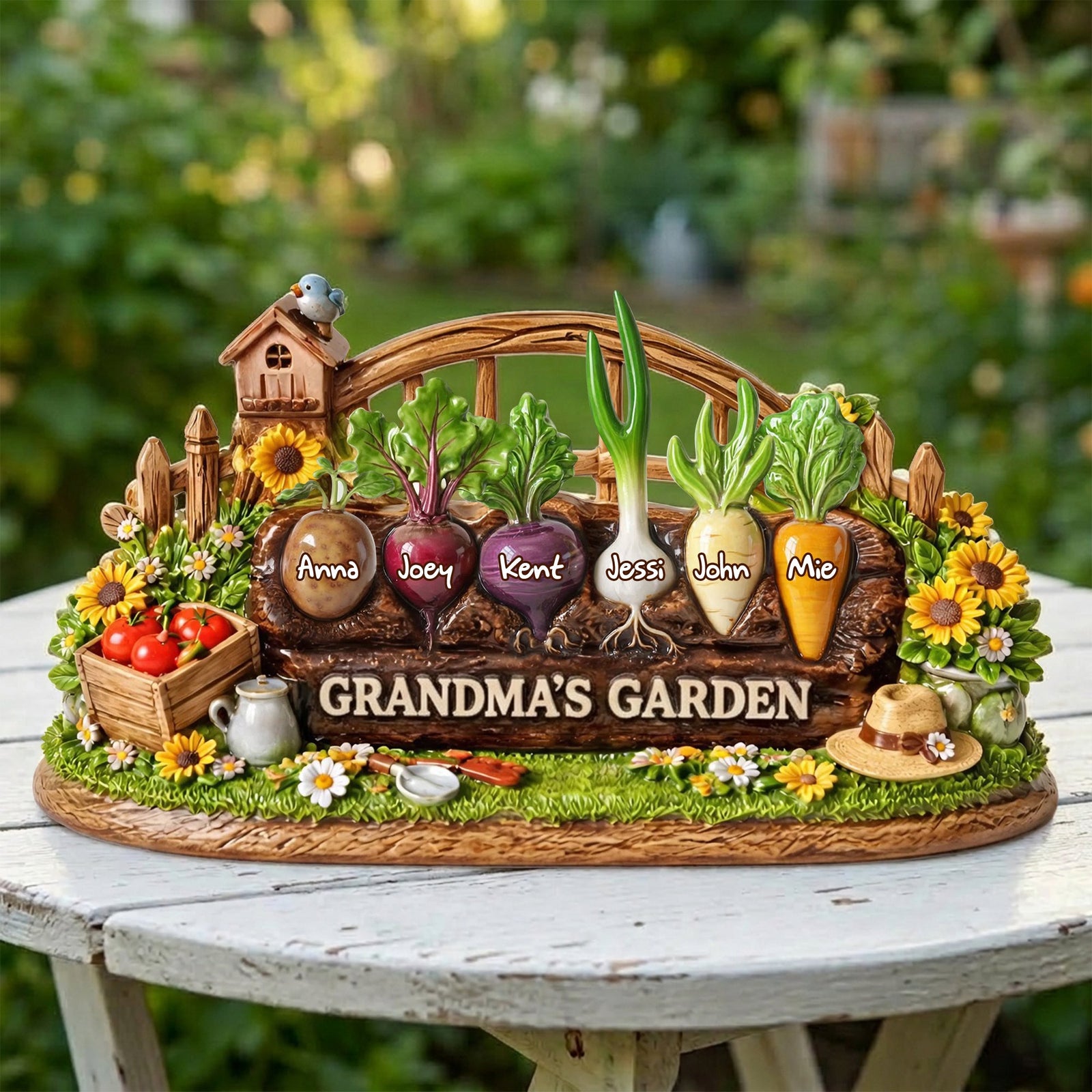 Grandma's Garden Acrylic Plaque - Personalized Mother's Day Gifts 06tylu190326 - Shaped Plaques - GoDuckee