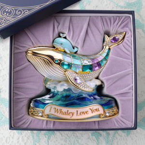 Whale Mom Acrylic Plaque - Personalized Gifts For Mother's Day 01pgta050326 - Shaped Plaques - GoDuckee
