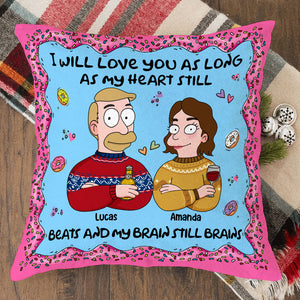 Personalized Gifts For Couple Pillow 03xqtn041224hg I Love You - Pillow - GoDuckee