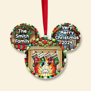 Personalized Gifts For Family Ornament Acrylic Christmas 03XQMH280924 - Ornament - GoDuckee