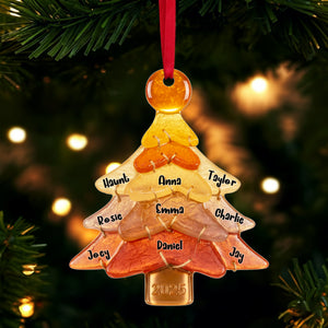 Glass Family Tree Ornament - Personalized Gifts For Family 05tglu151025 - Ornament - GoDuckee