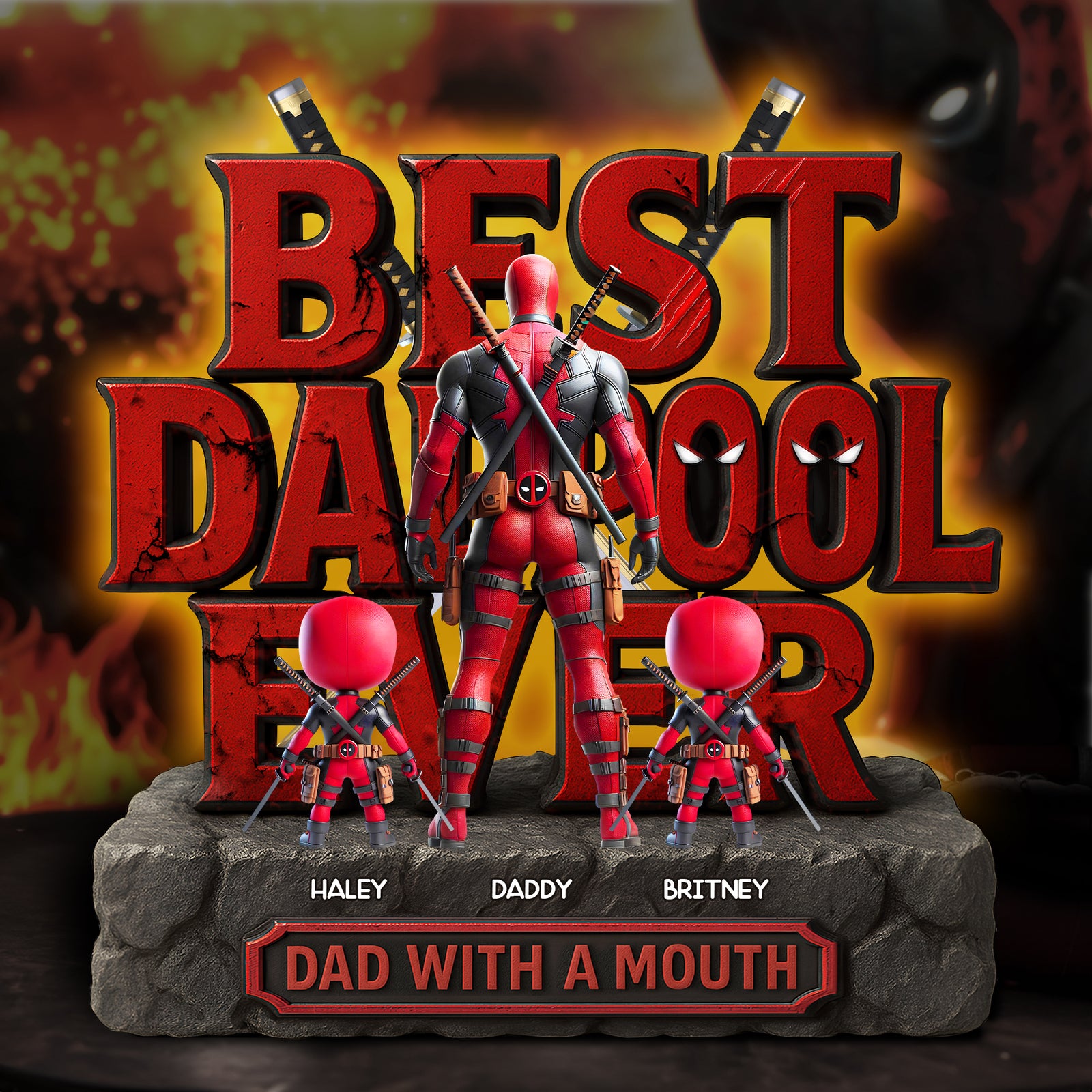 Best Dad Ever Acrylic Plaque - Personalized Gifts For Father 01OHLU010525 - Shaped Plaques - GoDuckee