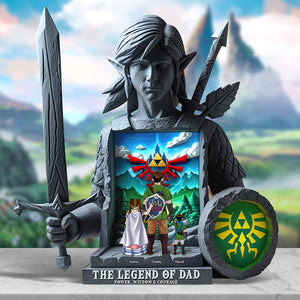 The Legend Of Dad Acrylic Plaque Personalized Gifts For Dad 02QHQN280425HG - Shaped Plaques - GoDuckee