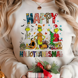 Happy HalloThanksMas 102acxx260824 Shirt - Shirts - GoDuckee