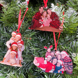 Custom Photo Gifts For Family Ornament 124acvp140924
