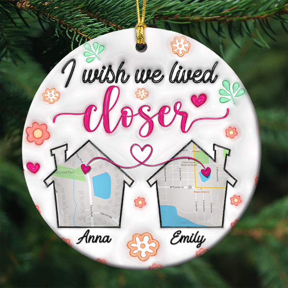 Personalized Gifts For Besties Christmas Ornament 02PGQN231024 - Ornament - GoDuckee