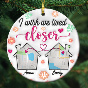 Personalized Gifts For Besties Christmas Ornament 02PGQN231024 - Ornament - GoDuckee