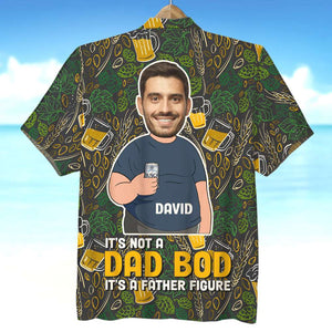 Dad It's Not A Dad Bod Custom Dad Photo Hawaiian Shirt - Hawaiian Shirts - GoDuckee