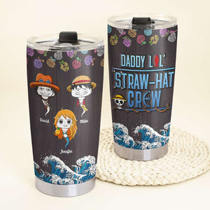 Personalized Gift For Couple Tumbler Daddy Lil Crew 06KAHN080124HA - Tumbler Cup - GoDuckee