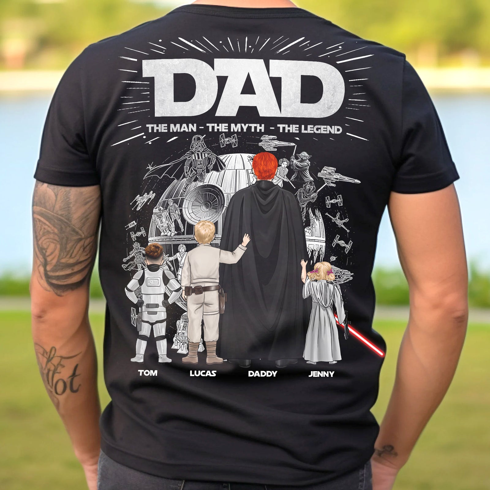 Galactic Legend Dad Shirt - Personalized Gifts For Dad 02QHTN270525HHHG - Shirts - GoDuckee