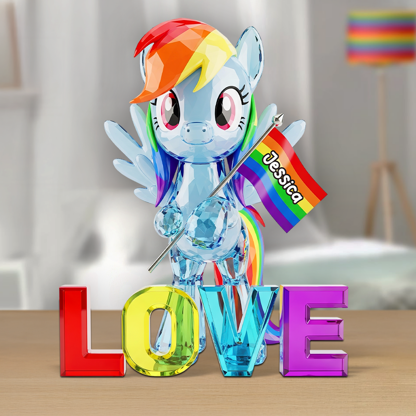 LGBT Acrylic Plaque - Personalized Gifts For LGBT 04NAPU230525 - Shaped Plaques - GoDuckee