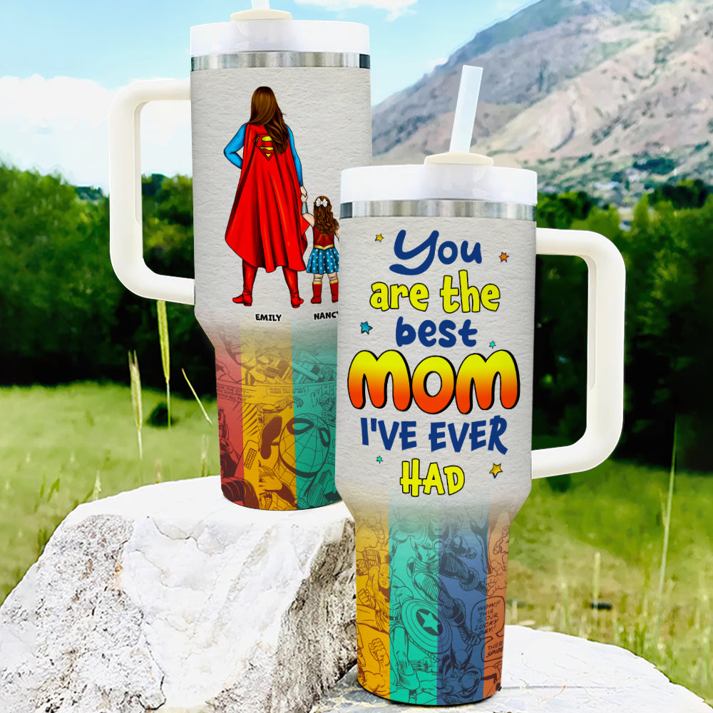 Personalized Gifts For Mom Tumbler 02QHPU230424PA Mother's Day Gift For The Best Mom We Had - Tumbler Cups - GoDuckee