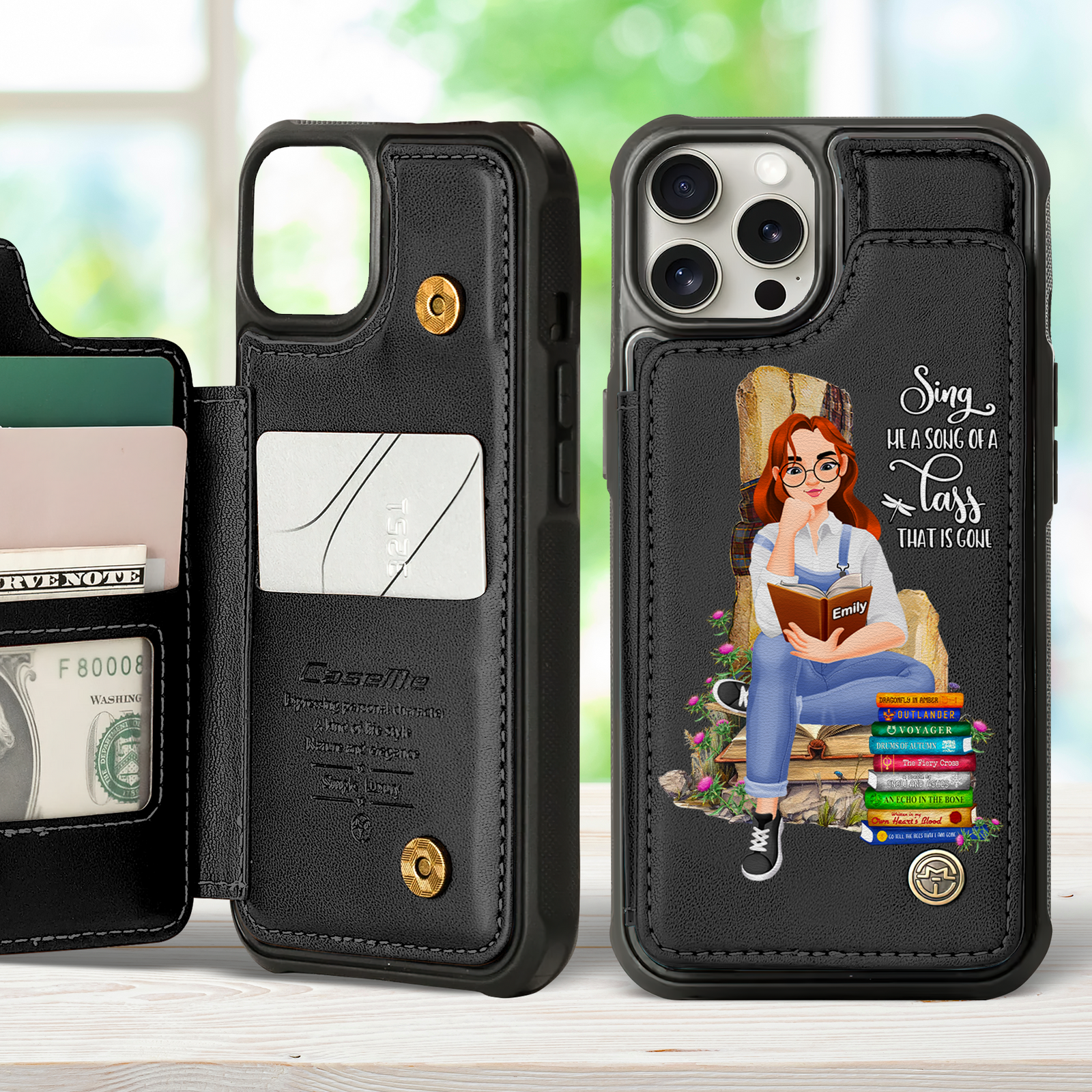 Personalized Gifts For Book Lovers Leather Flip Wallet Phone Case 03hupu260225pa - Phone Case - GoDuckee